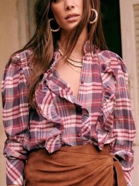 Chemise Melodia (Carreaux New Jersey)